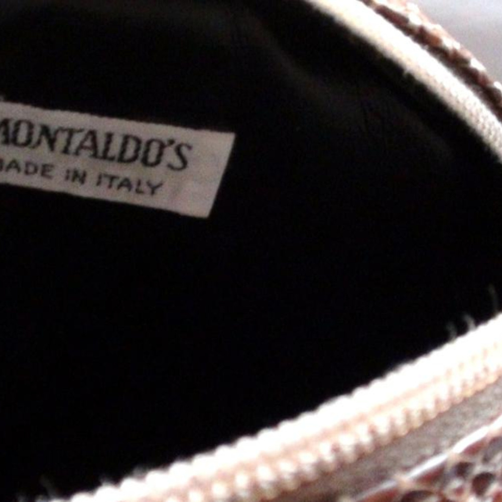 Montaldo Italy Leather Bag Retro Brown Cross Over - Picture 2 of 6